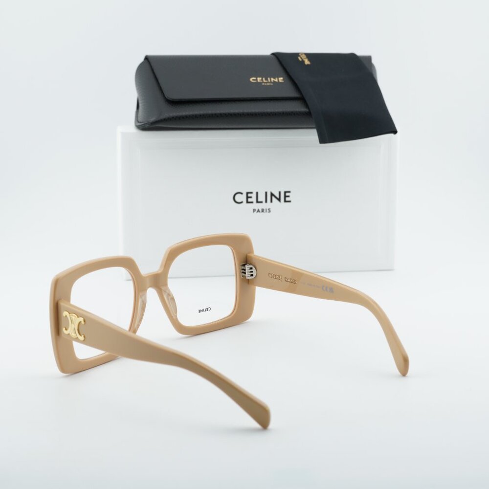 Celine CL50121I 057 Square Eyeglasses – Shiny Nude 51mm - Picture 10 of 10